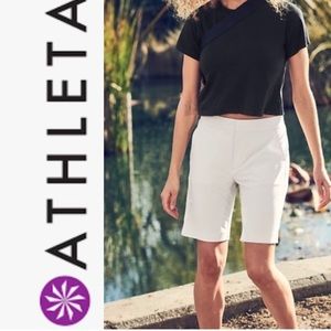 ATHLETA Women’s Size 8 White Bermuda Shorts